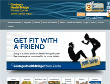 Tablet Screenshot of healthbridgefitness.com